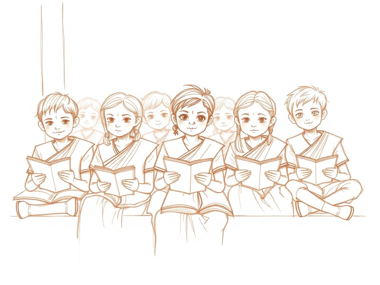 Students in a classroom
